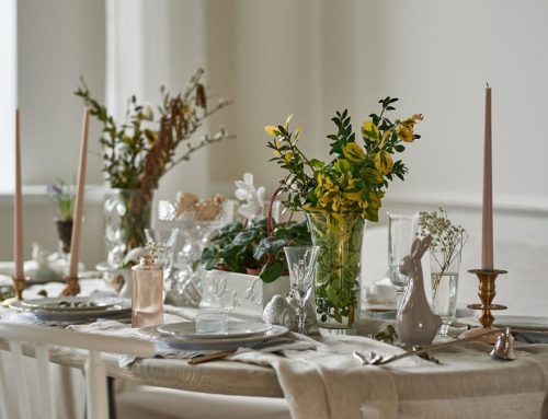 تزيين مائدة الربيع